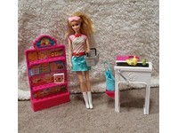 barbie talk and shop supermarket